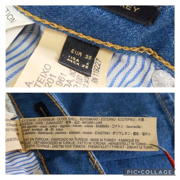 🎅🏻 3/$50 2x 👯‍♀️Host Pick⚡️Massimo Dutti High Rise Flare Ankle Jeans- with flaws - Picture 16 of 16